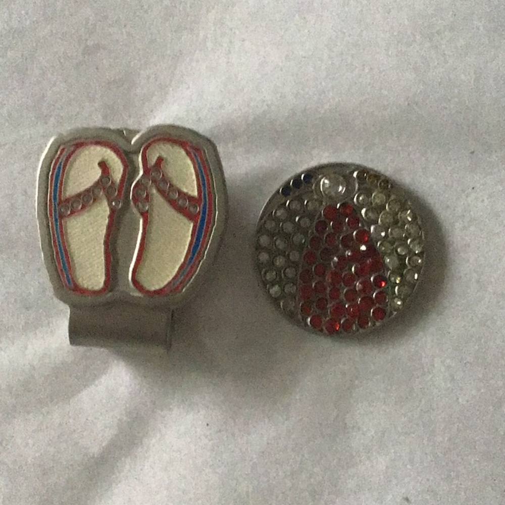 Magnetic hat clip and ball marker